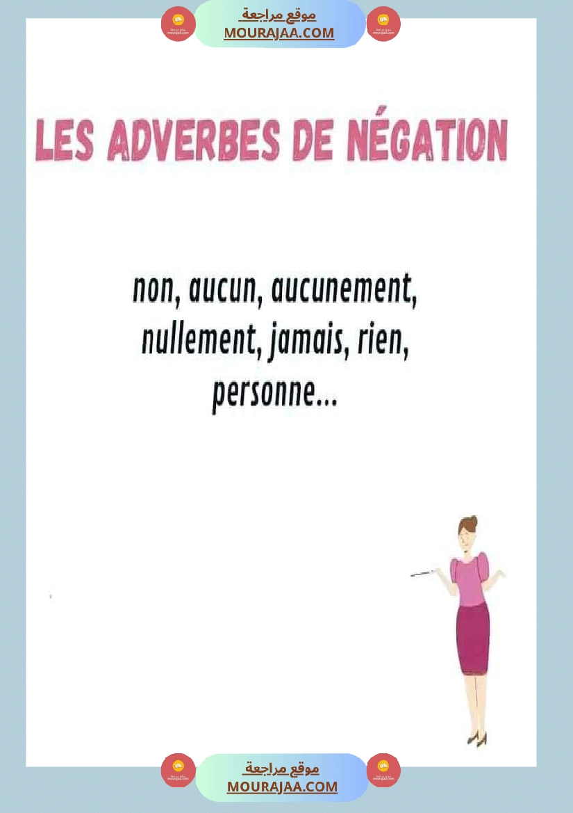 les mots invariables l adverbe صفحة 7