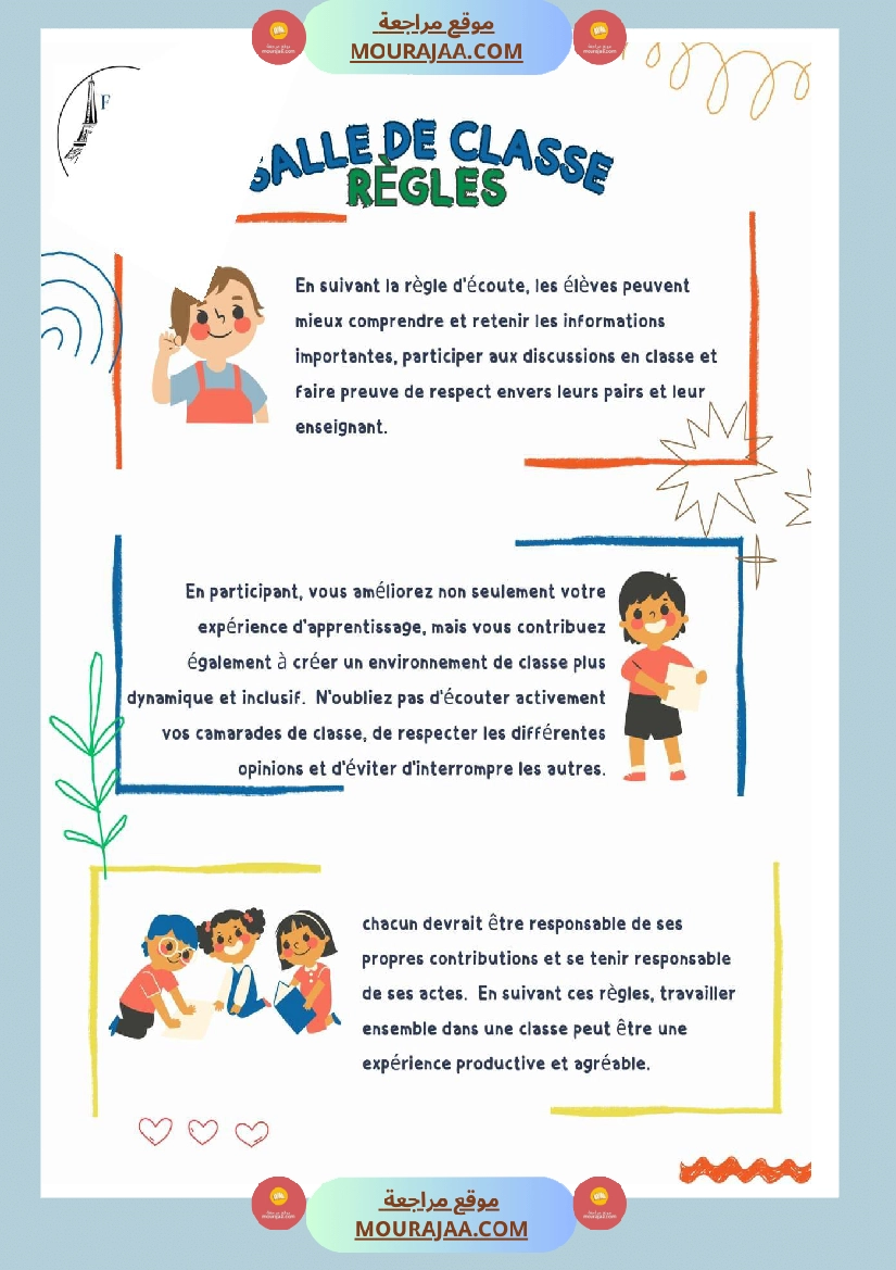 regles salle de classe