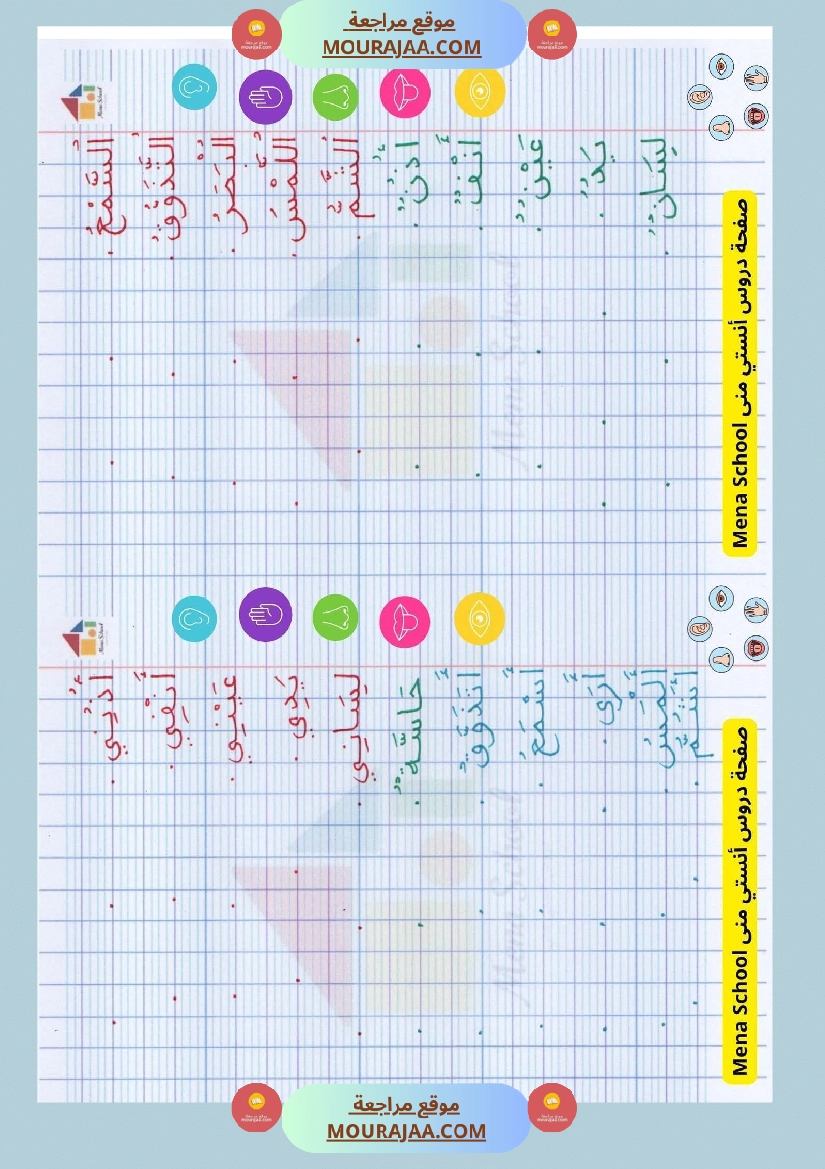 وضعيات علوم و عربية السنة الاولى صفحة 8