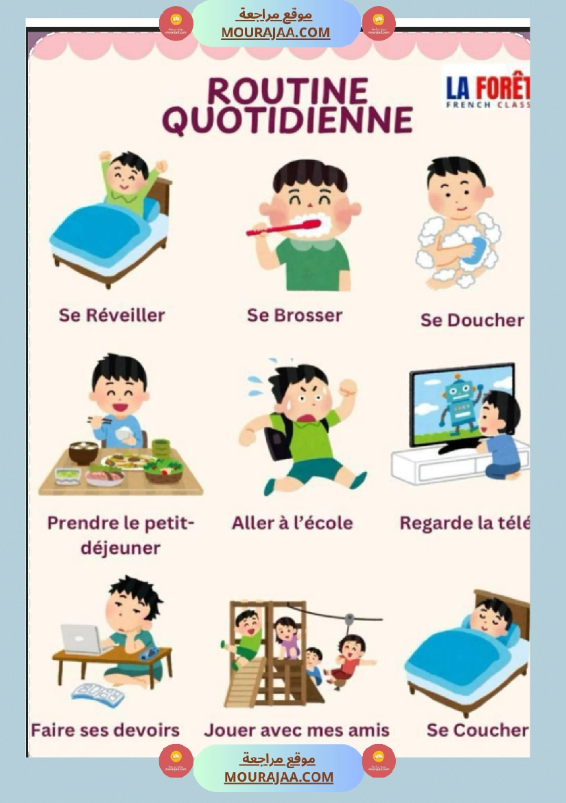 4eme annee vocabulaire communication orale صفحة 2