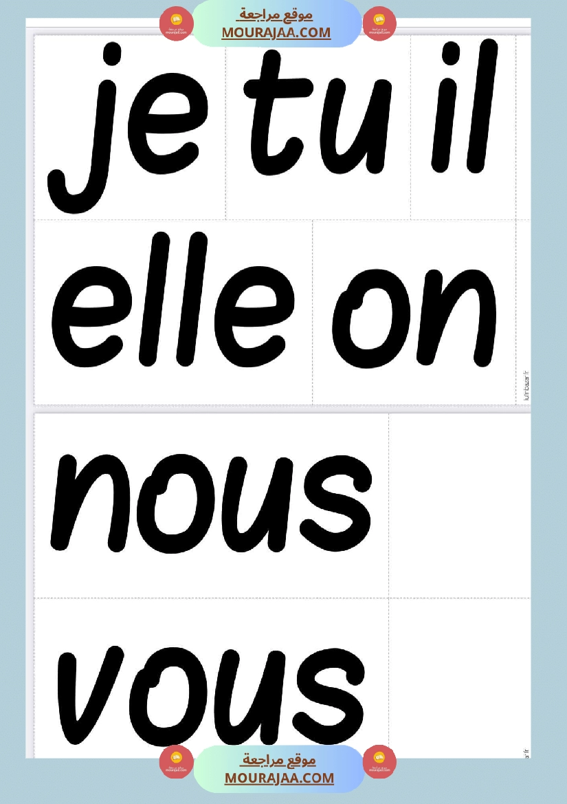 6eme la conjugaison est la garde robe du verbe صفحة 2