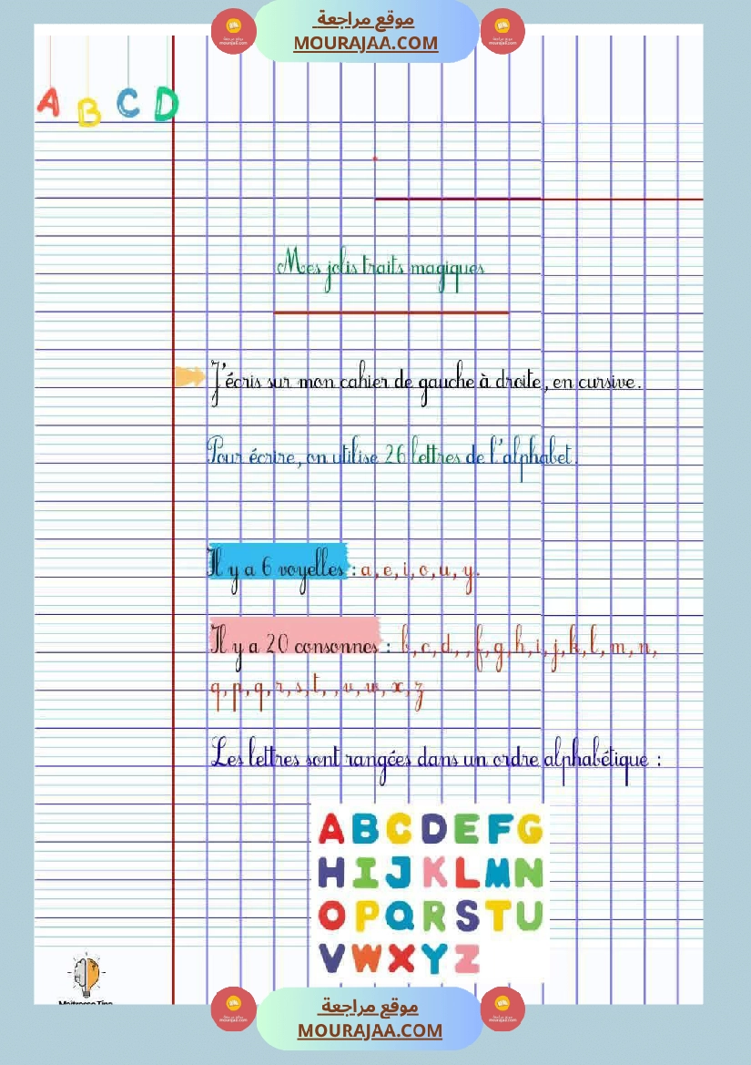 كراس فرتسية الثالثة ابتدائي 2025 2026 صفحة 24