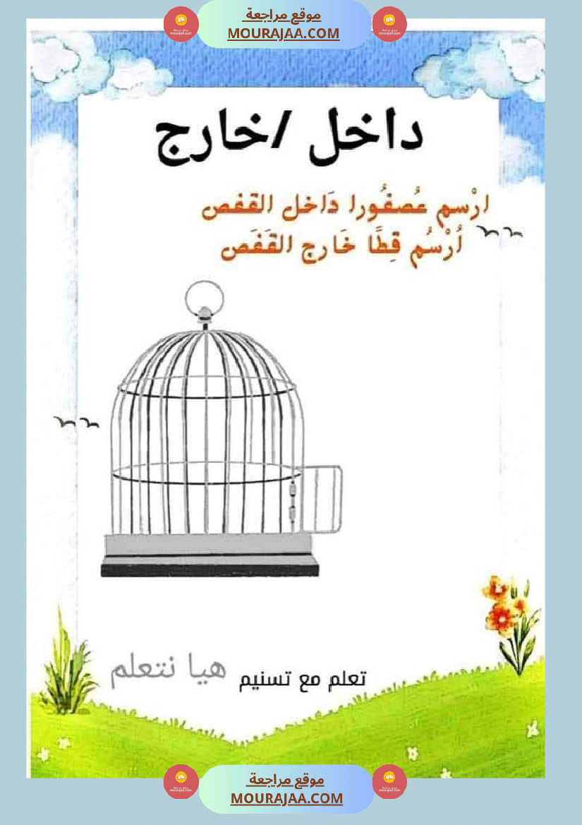 السنة الاولى رياضيات وايقاظ رياضيات تنظيم الفضاء أنواع الخطوط المجموعات ايقاظ الحواس علم