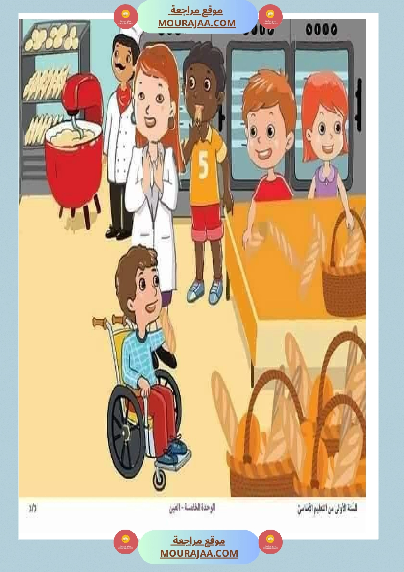 مشاهد التواصل الوحة الخامسة سنة اولى صفحة 23