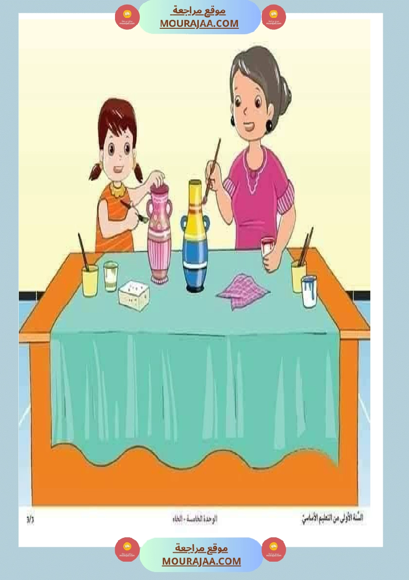 مشاهد التواصل الوحة الخامسة سنة اولى صفحة 24