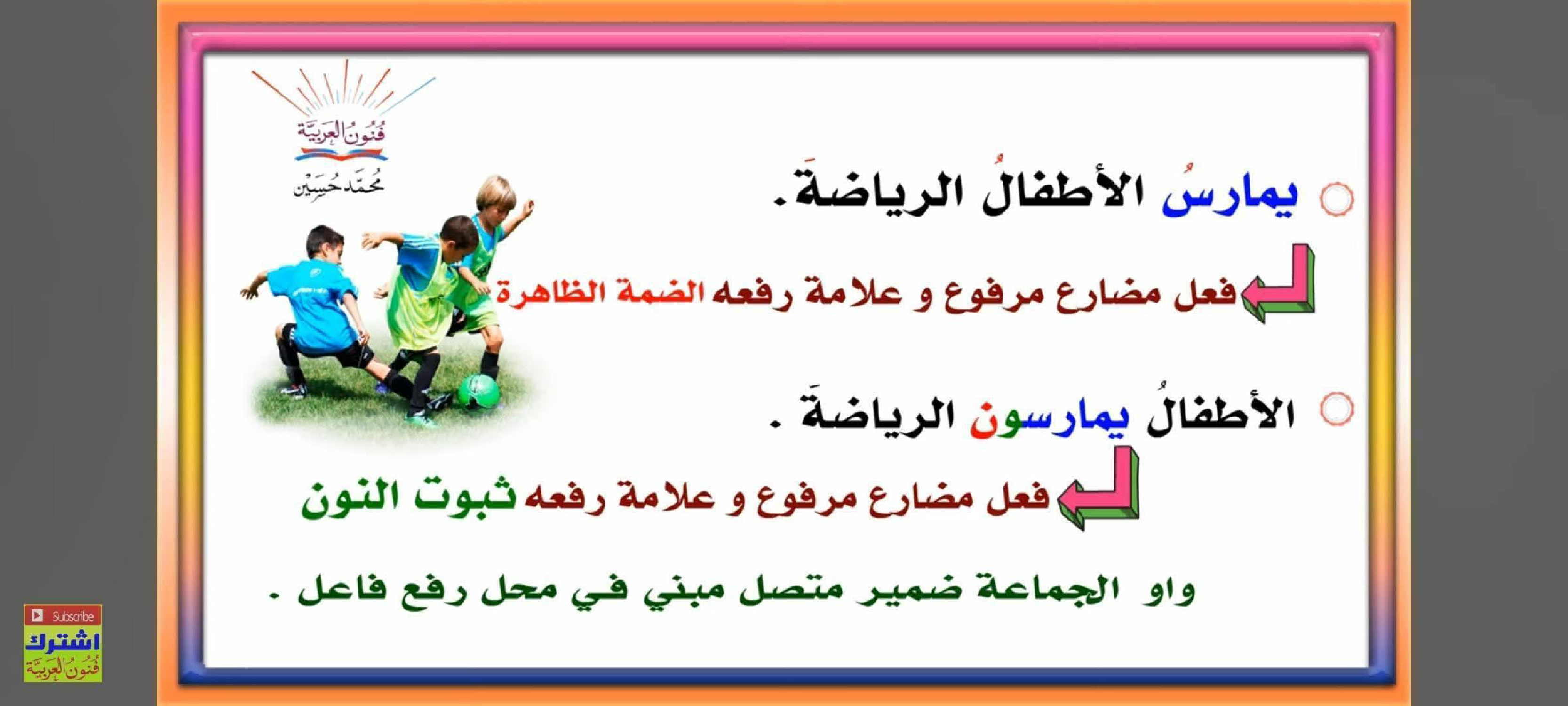 مجموعة من القواعد اللغوية مبسطة