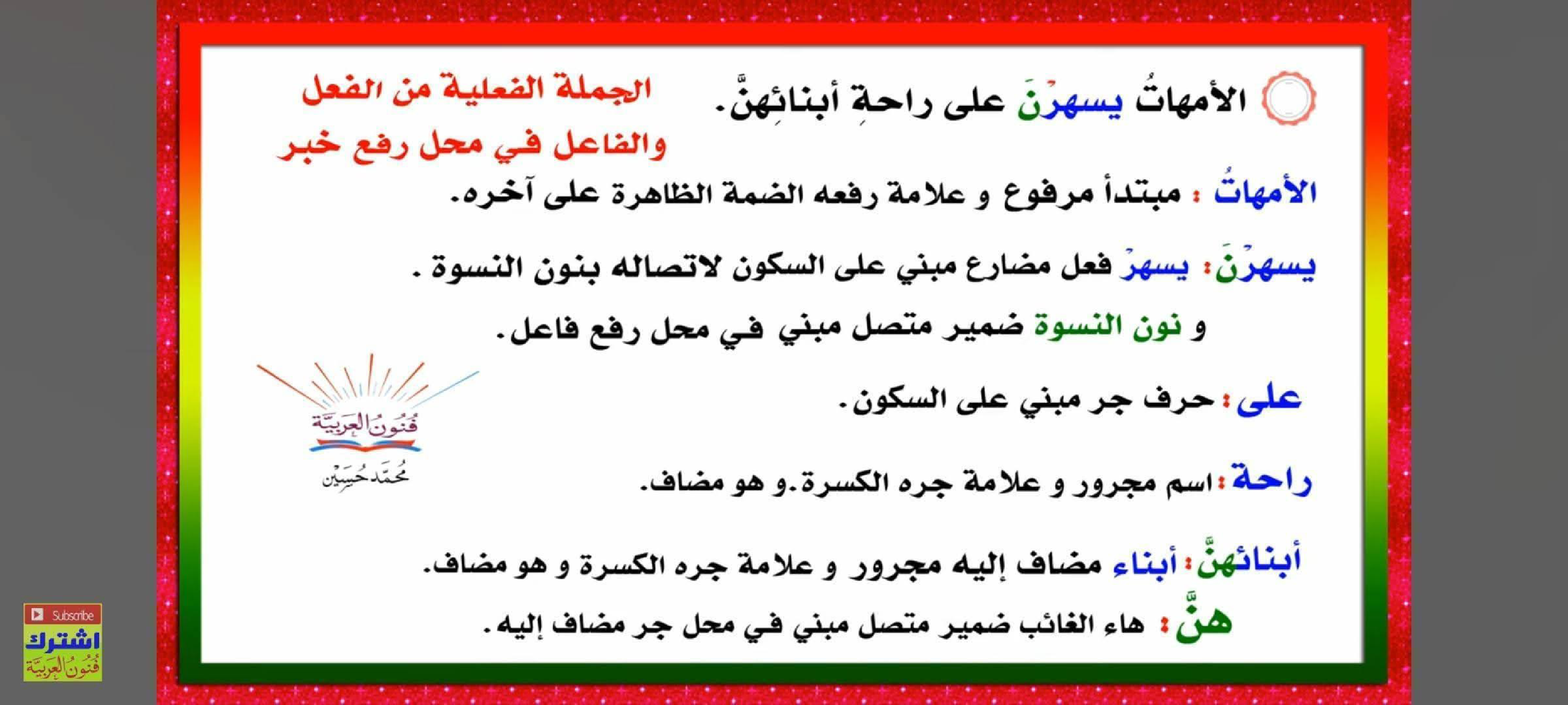 مجموعة من القواعد اللغوية مبسطة