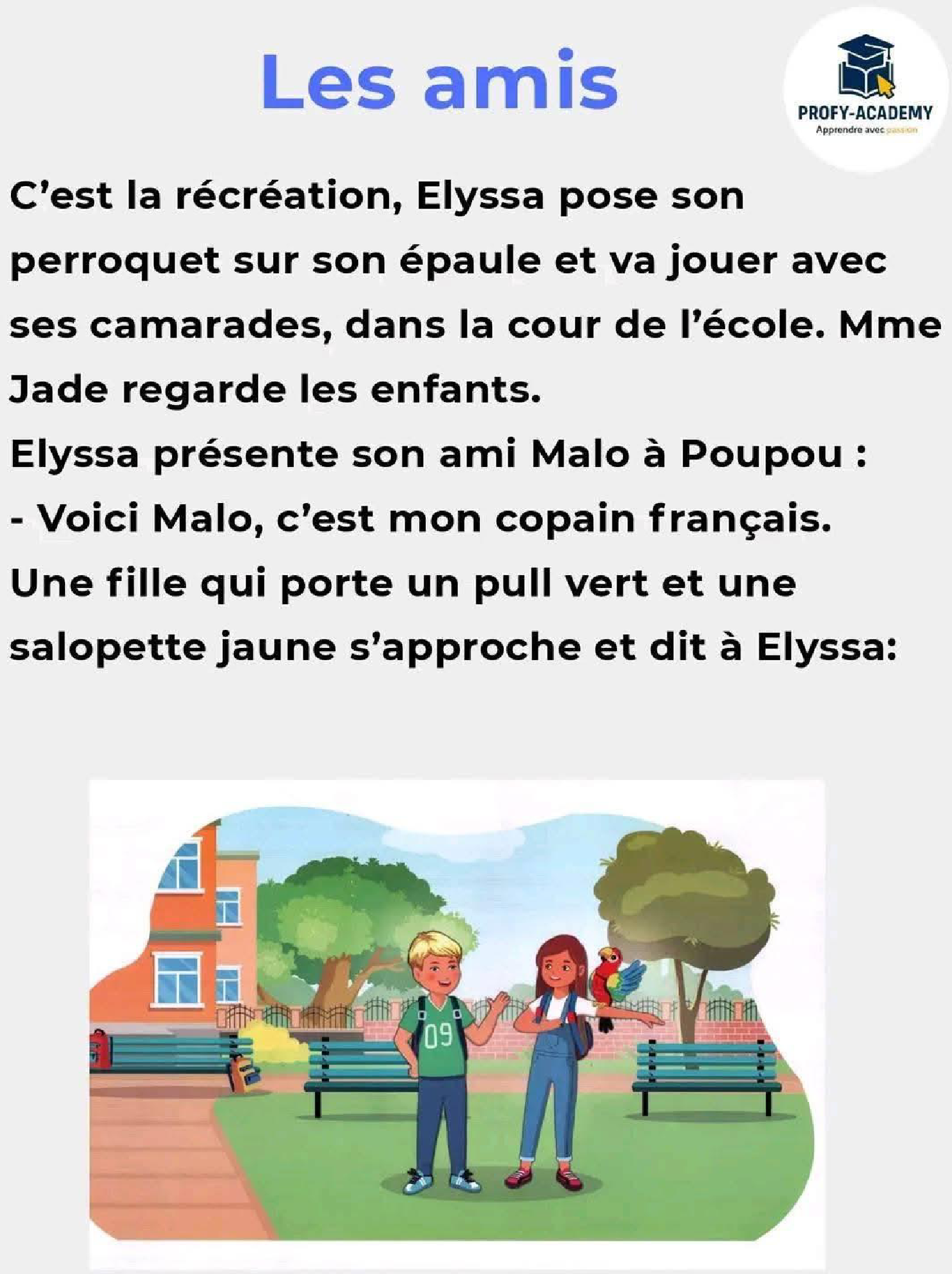 3eme annee primaire francais 1er trimestre la vie scolaire mon ecole 