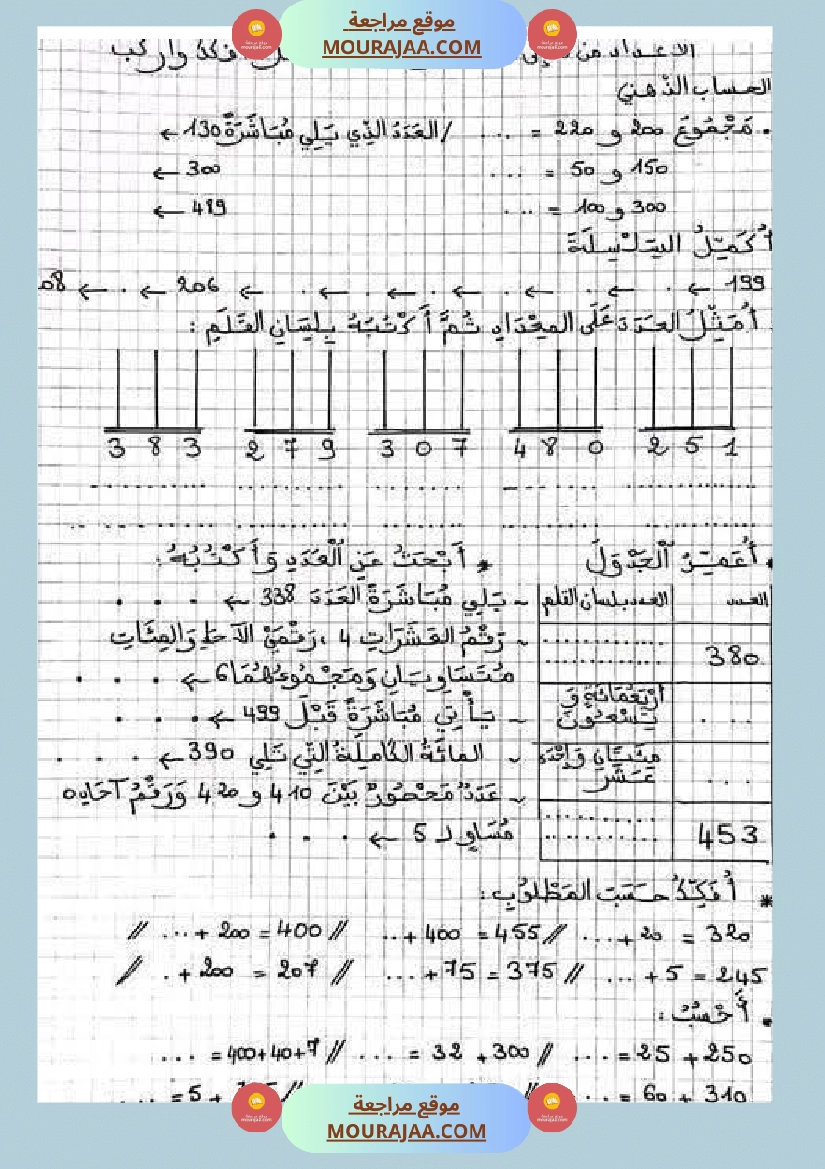 تطبيقات ثرية و متنوعة في جميع المواد السنة الثانية للمراجعة صفحة 14