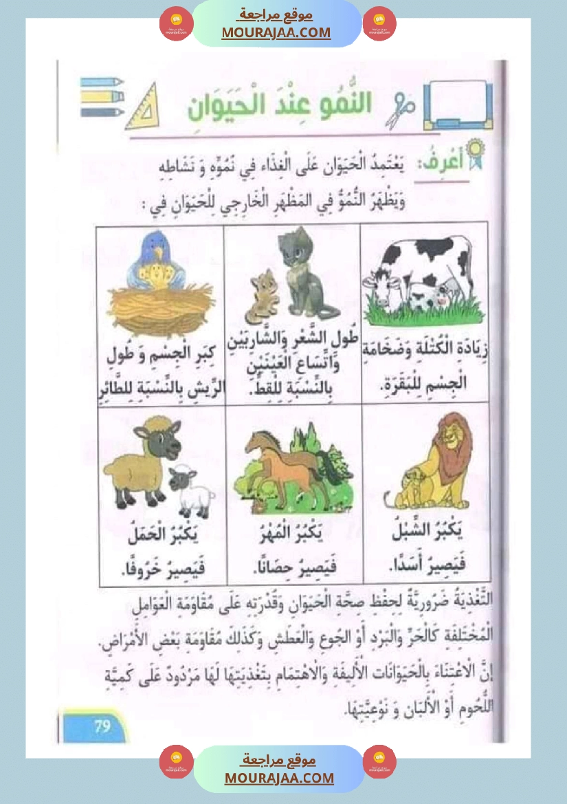 تدريبات ايقاظ علمي لتلاميذ السنة الأولى في الثلاثي الثاني صفحة 13