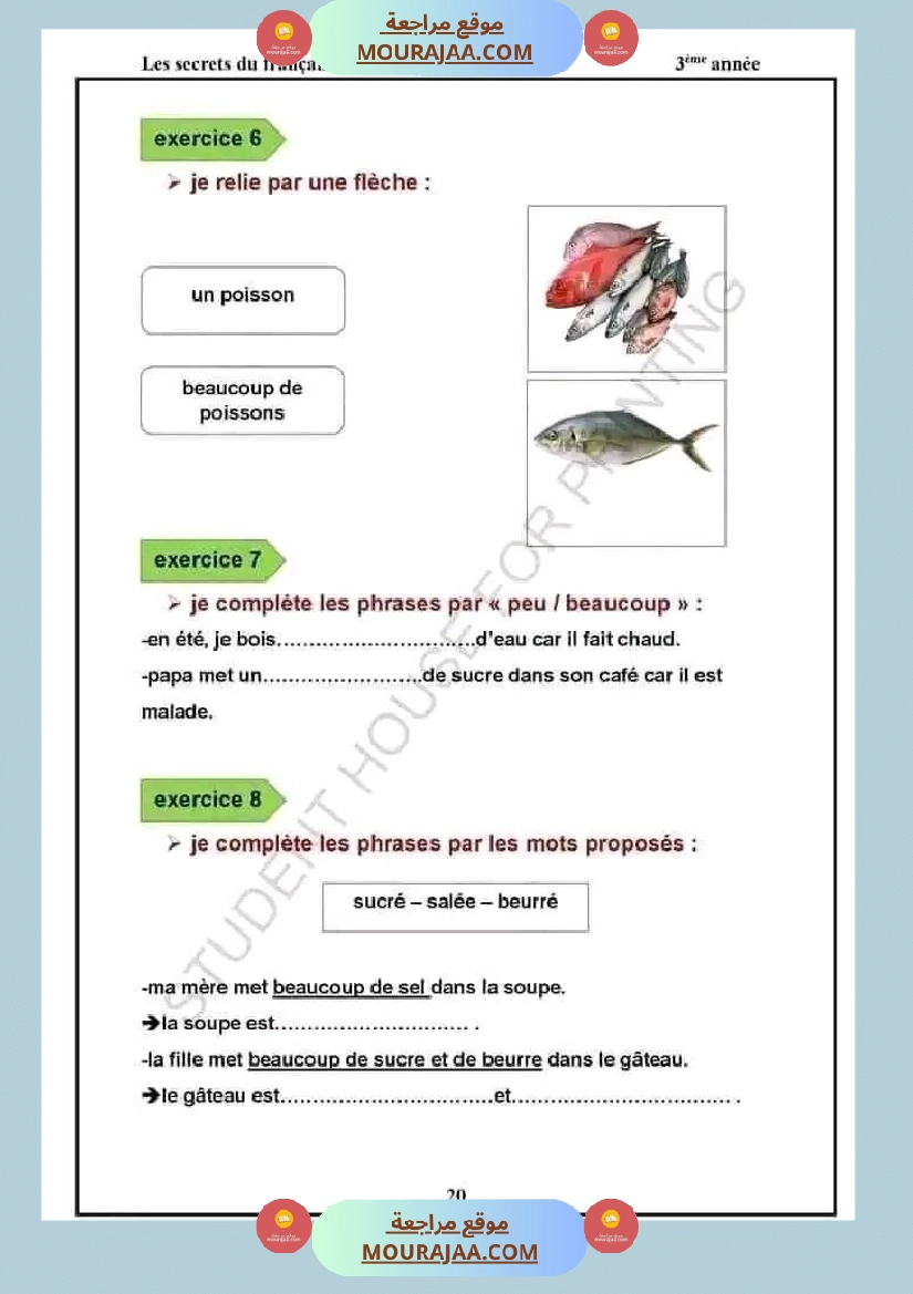 سنة ثالثة فرنسية