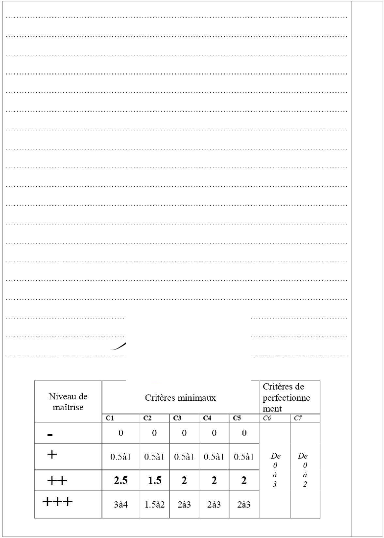 epreuve expression ecrite cinquieme 2tr9 صفحة 2