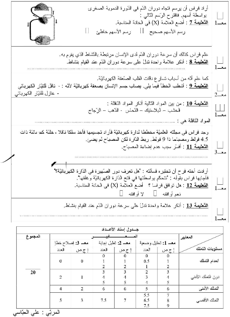 امتحان ايقاظ علمي سنة االخامسة الثلاي الثاني8 صفحة 2
