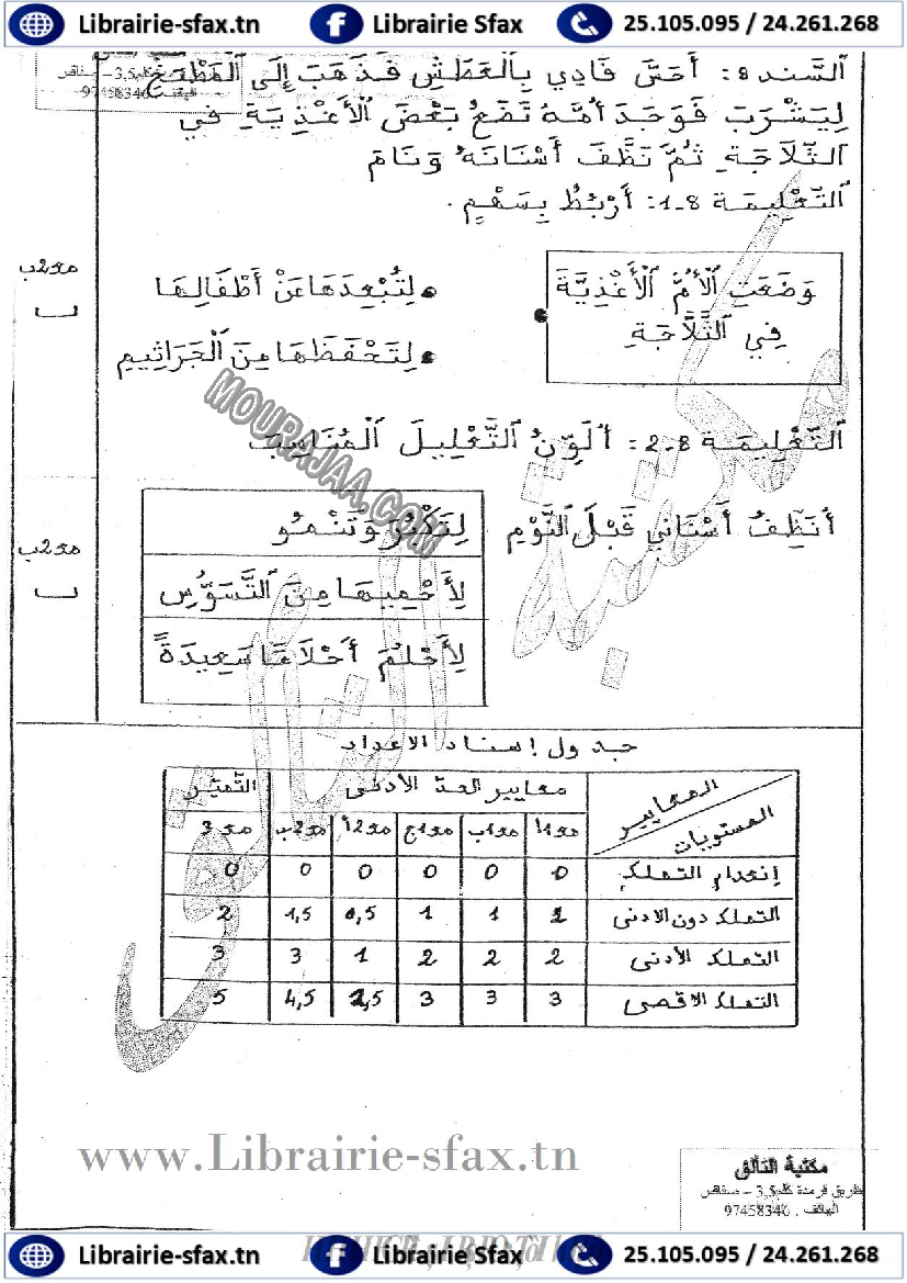 امتحان ايقاظ علمي سنة اولى ثلاثي الثاني 501 صفحة 4