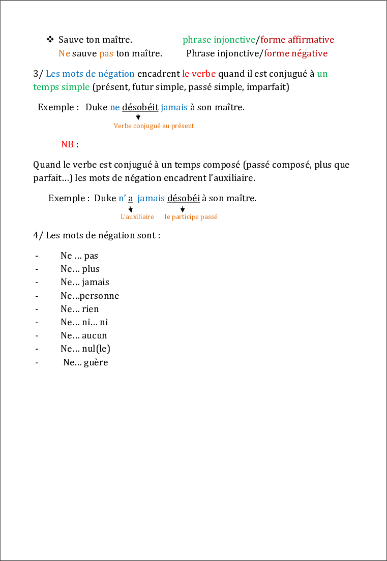 les formes de phrase صفحة 2