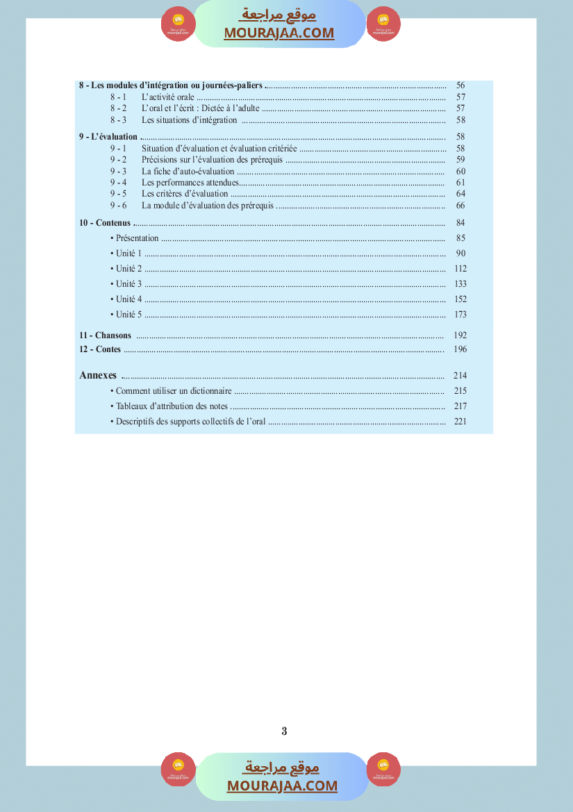 كتاب المعلم فرنسية سنة الرابعة