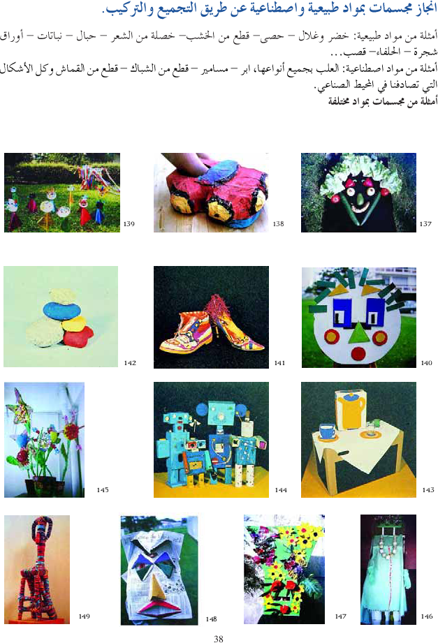 كتاب التربية التشكيلية سنة اولى دليل المعلم