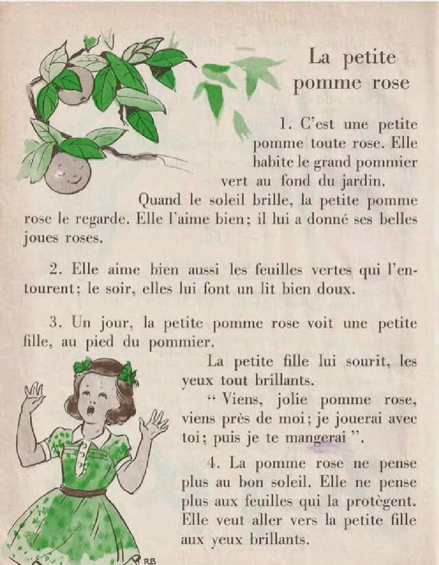 la petite pomme rose