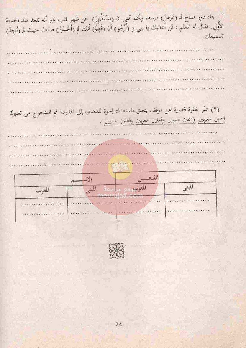 المنهج المبسط في قواعد اللغة 6