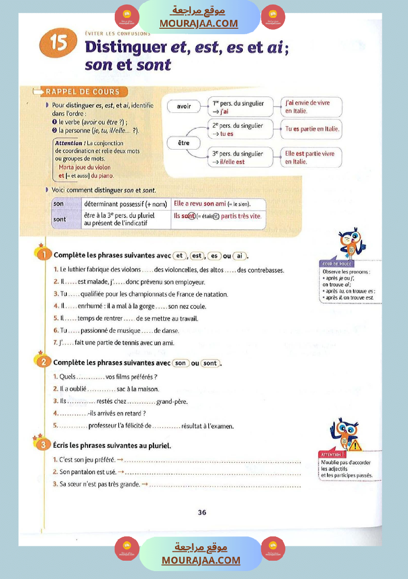 dictees accords conjugaison homophones orthographe