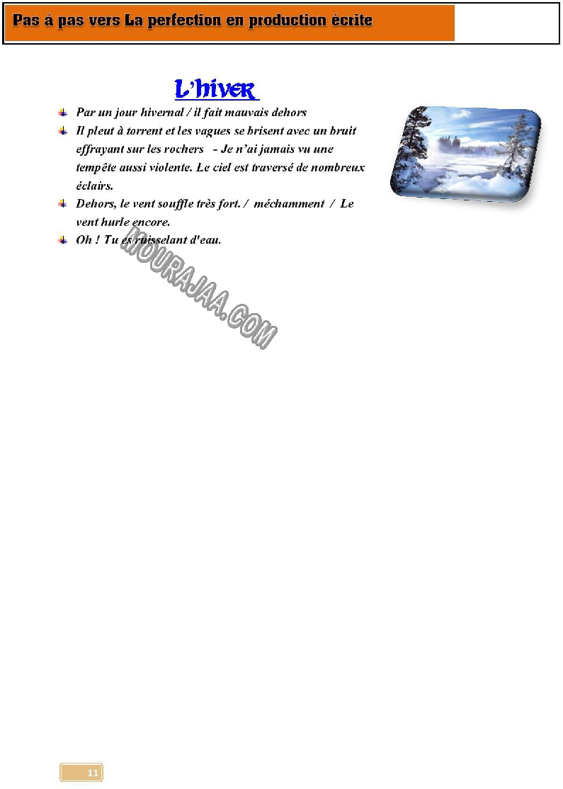 pas a pas vers la perfection en production ecrite 6eme