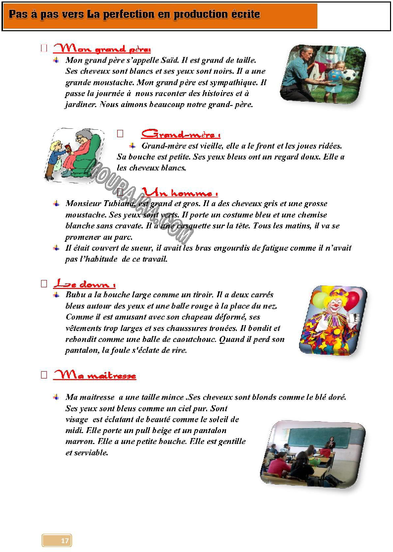 pas a pas vers la perfection en production ecrite 6eme