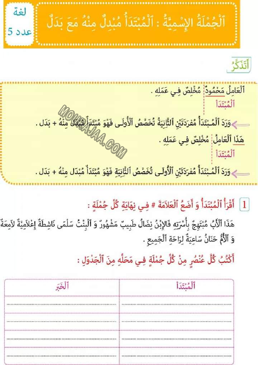مسارات التميز سنة رابعة إبتدائي 