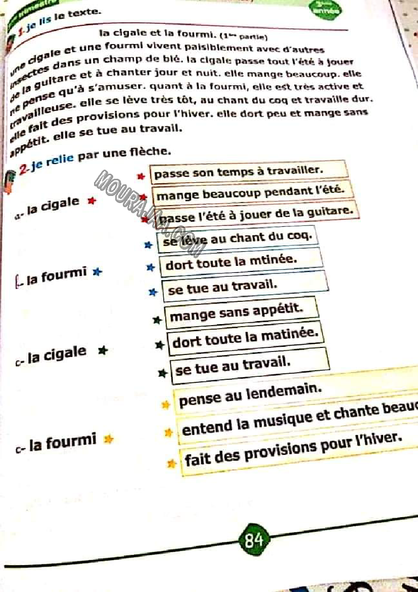 نور المشرق الثلاثي الثالث سنة ثالثة