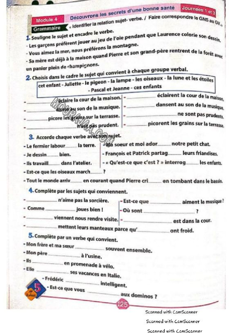 نور المشرق سنة خامسة الثلاثي الثاني