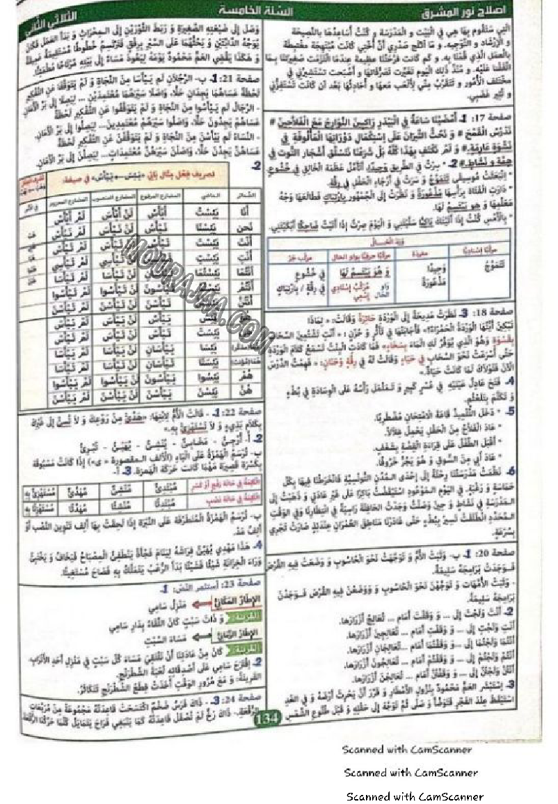 نور المشرق سنة خامسة الثلاثي الثاني
