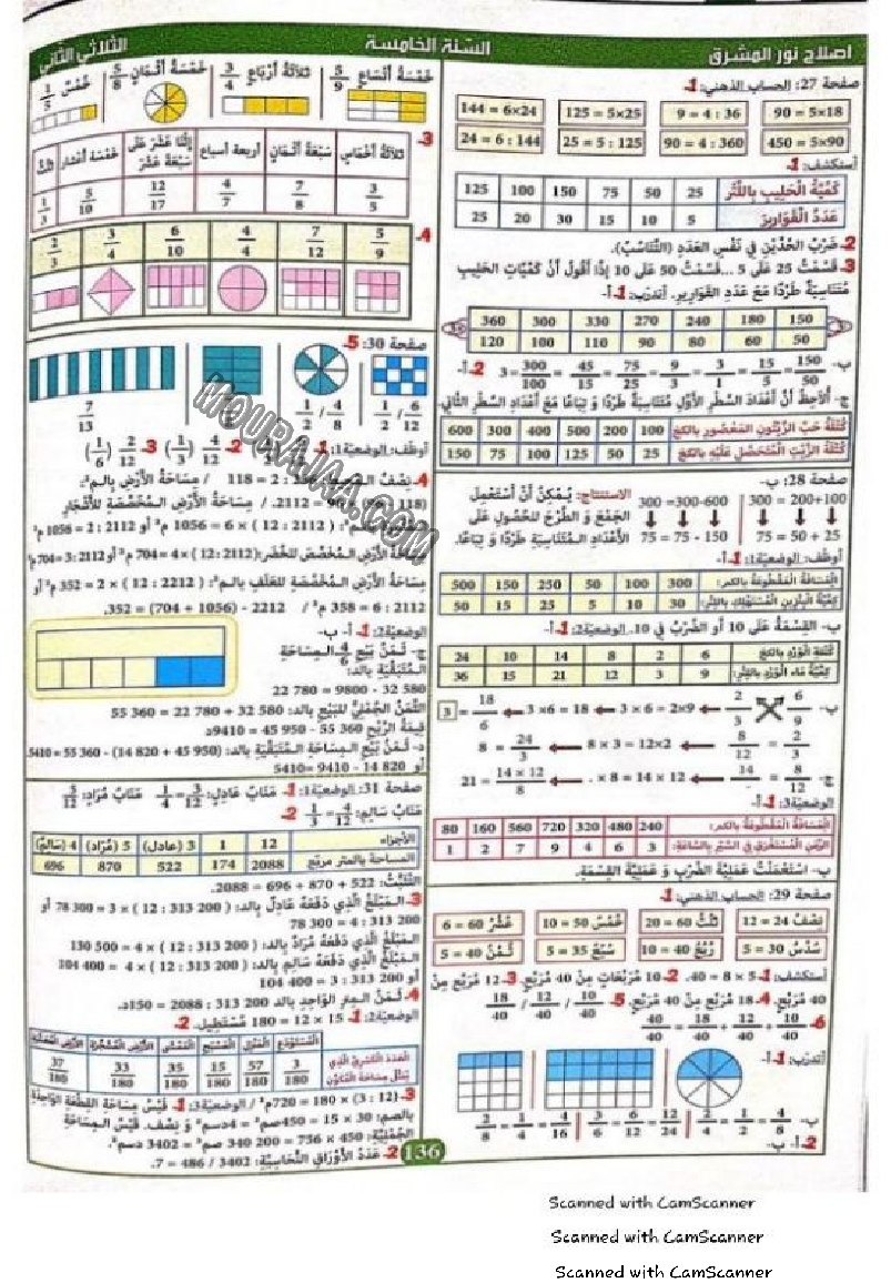 نور المشرق سنة خامسة الثلاثي الثاني