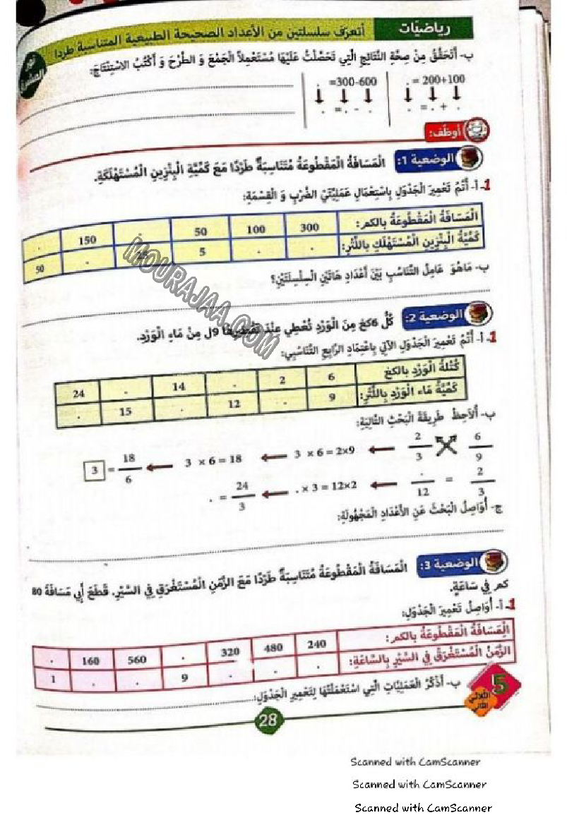 نور المشرق سنة خامسة الثلاثي الثاني